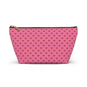 Rosé Heart Reverie Collection Accessory Pouch, Makeup Bag, Coin Purse, Gift for Her, Travel Organizer, Valentine's Day