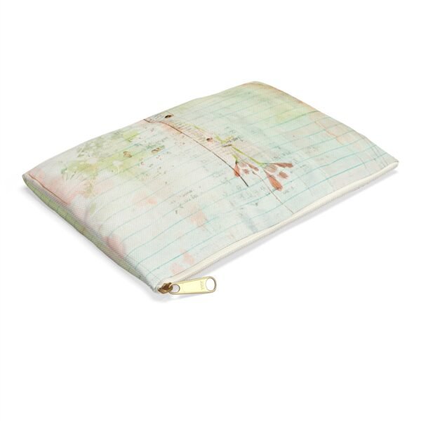 Artistic Floral Accessory Pouch - Nature-Inspired Aesthetic, Perfect for School, Work, Travel, and Gifts, Eco-Friendly Makeup Bag