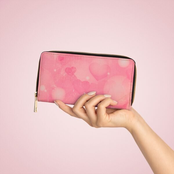 Watercolor of Love Zipper Wallet