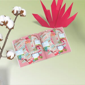 Bella Amore Photography_Photo Album Template with XO in large letters, in 3D render