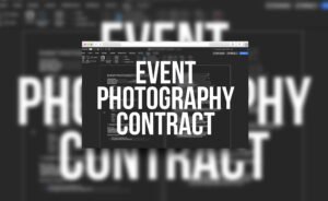Event Photography Contract Template