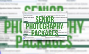 Senior Photography Pricing Template