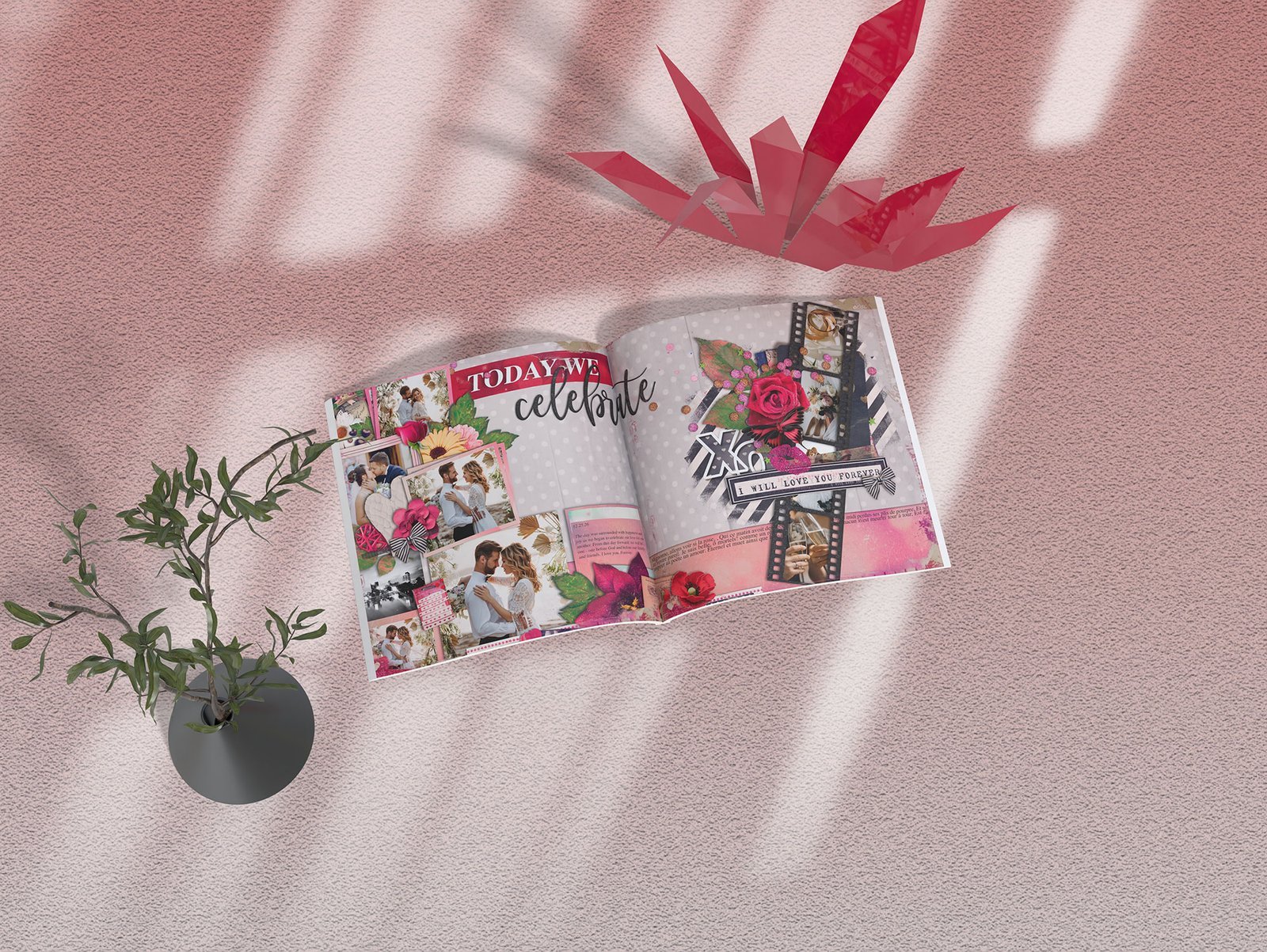 Bella Amore Photography_Photo Album Template in 3D render