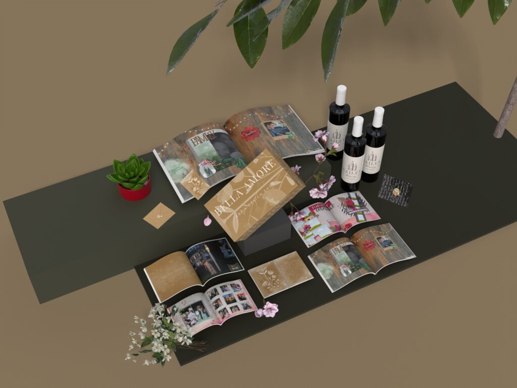 The Bella Amore Photography Product lines, cards, stationary,planners, calendars and most importantly our Photobooks.