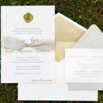 Gate Folded Invitations: These architectural masterpieces unfold to reveal wedding details with dramatic elegance, perfect for formal weddings in Atlanta and Augusta Foil Lined Envelopes: Add luxury from the moment guests open their mail, with rich metallic linings that complement any wedding theme Foil Embossed Stationery: Metallic foil creates dimension and catches light beautifully, ideal for evening wedding invitations Embossed Stationery: Classic raised impressions add texture and sophistication to traditional wedding invitations