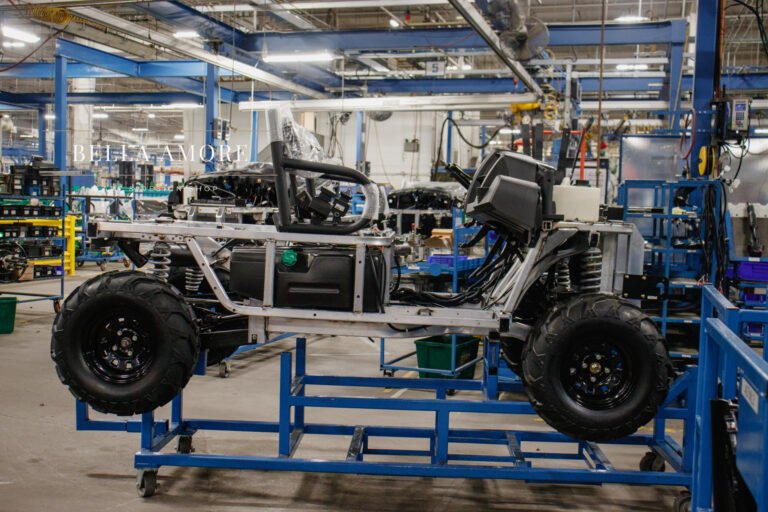 Garia Golf Car(t)s, a Club Car Brand, a picture of the American manufacturing process