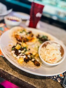 Professional Food photography - picture of latin food in a restaurant environment